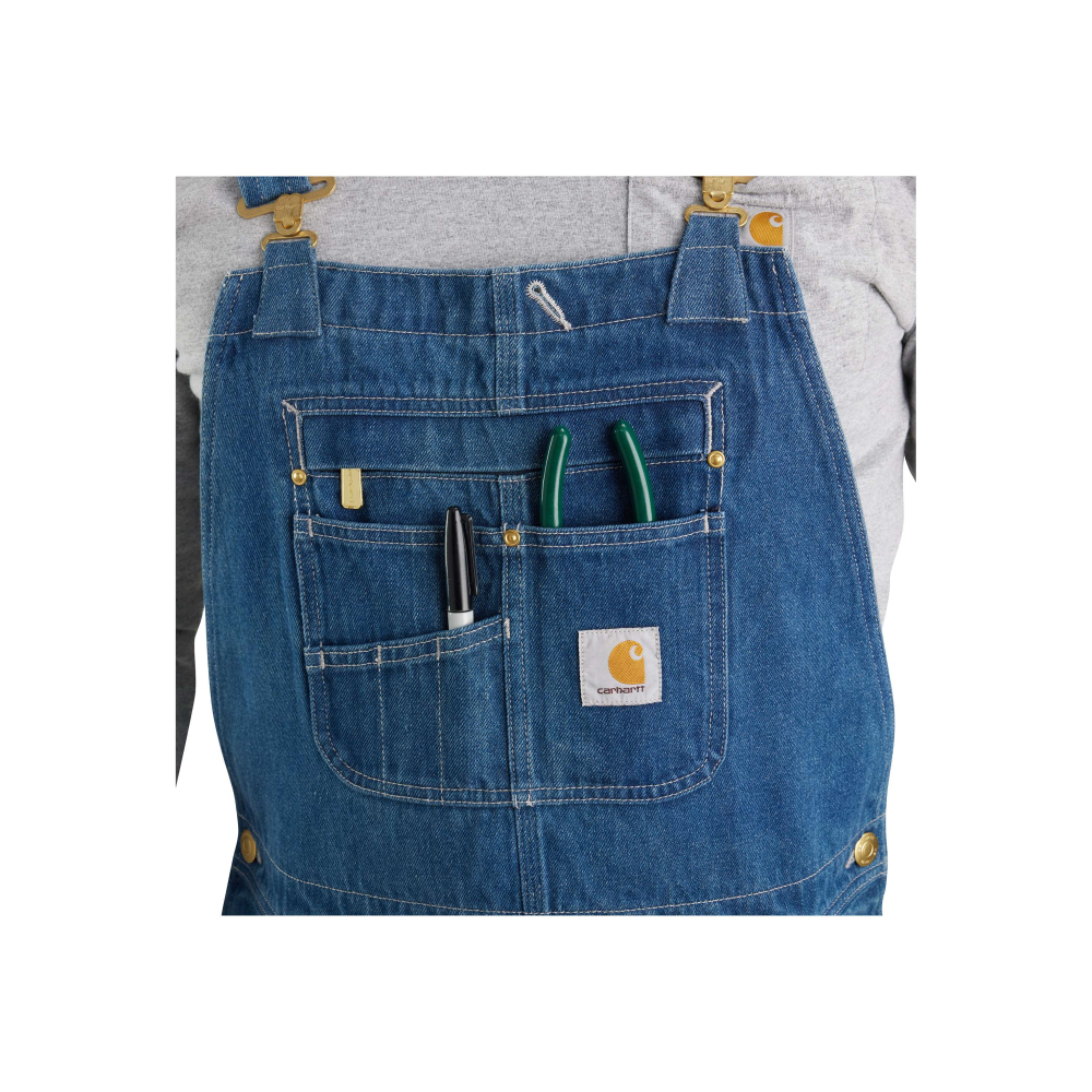 detail Lacláče Carhartt Loose Fit Denim Bib Overall