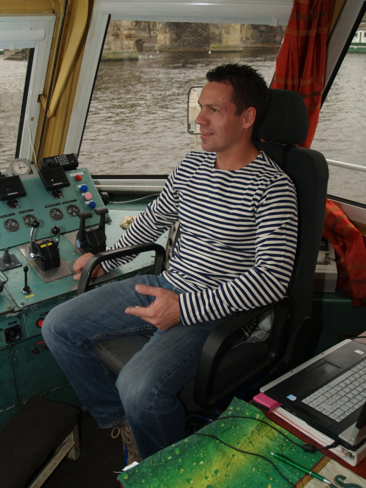 detail Originální námořnické triko s dlouhým rukávem - MORPECH