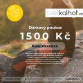 náhled Dárkový poukaz - hodnota 1500,- Kč