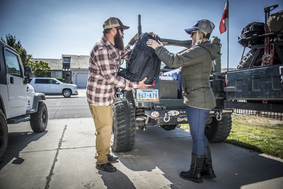 detail Kalhoty Helikon BLIZZARD StormStretch® - Adaptive Green