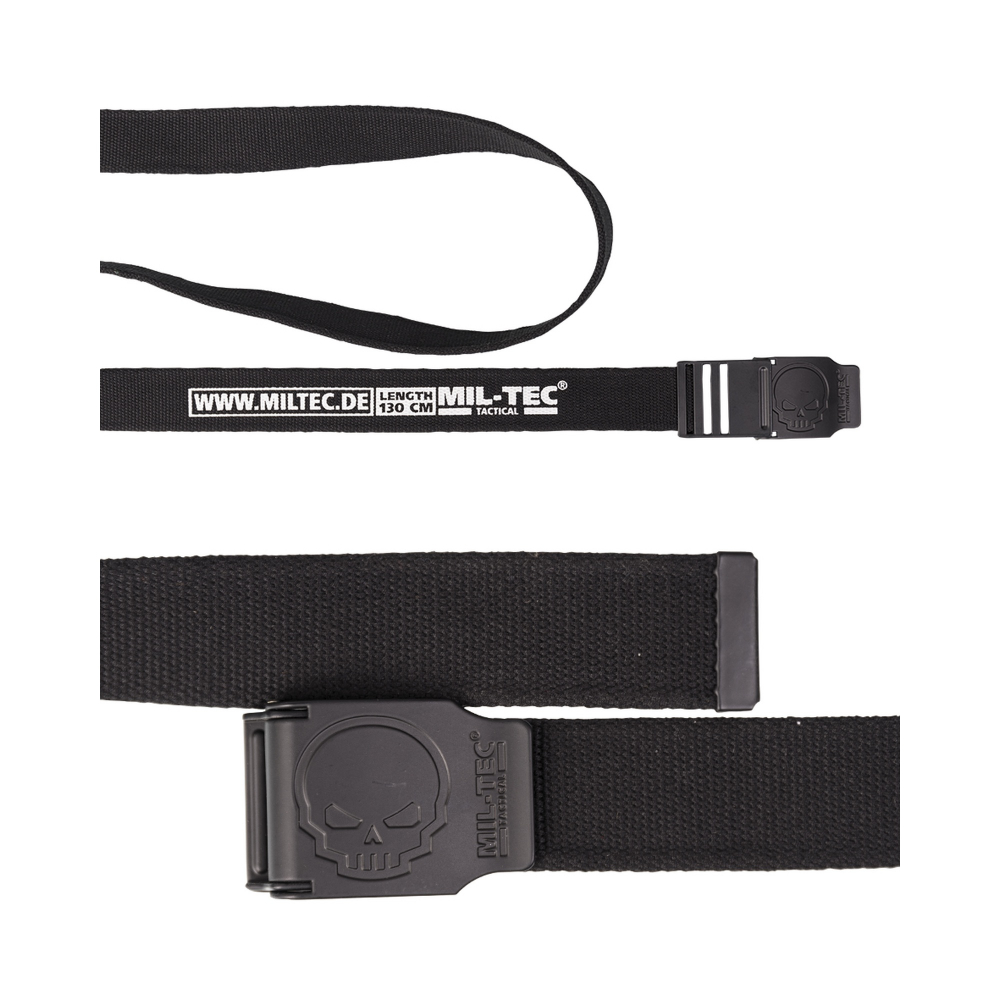 detail Pásek MIL-TEC® SKULL 40mm - černý